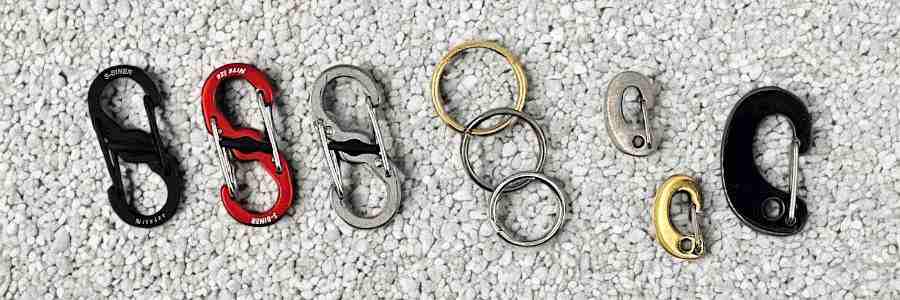 Schlüsselringe und Karabiner - Übersicht