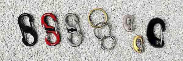 Schlüsselringe und Karabiner - Übersicht