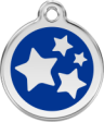 hundemarke reddingo stars dunkelblau
