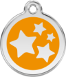 hundemarke reddingo stars orange